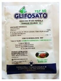 Glifosato en polvo